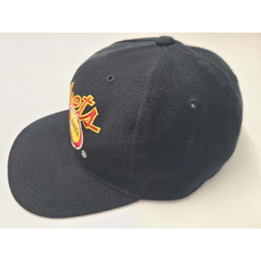 Vintage Houston Rockets Script Sports Specialties Fitted 6 5/8 Hat Cap NBA Black
